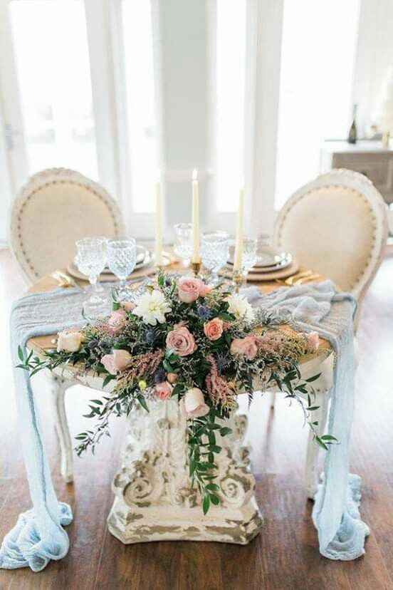 Ideas para decorar mesa de novios - 1