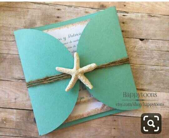 ideas para invitaciones boda en la playa - 1