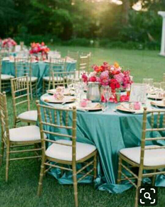 Decoración coral y aqua - 3