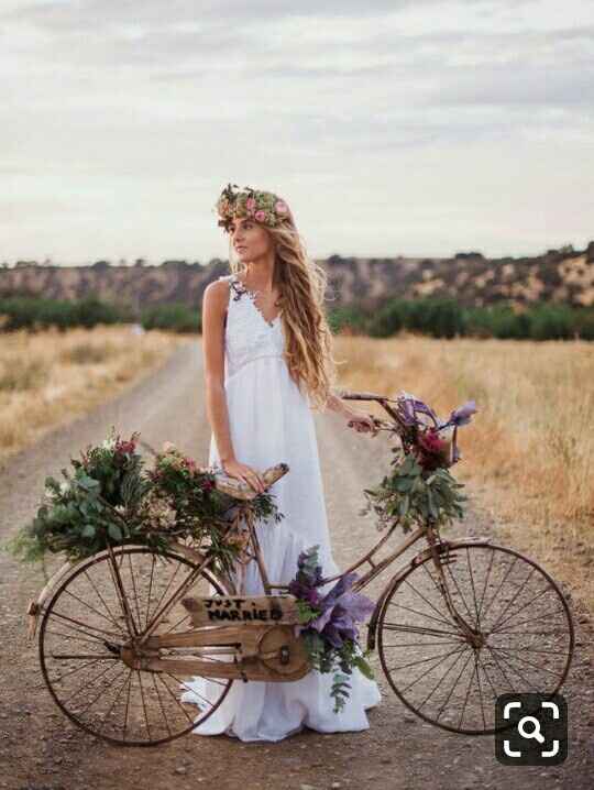 Fotos vestidos de novios en bici - 20