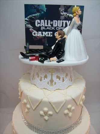 Cake Topper Game Over - 1