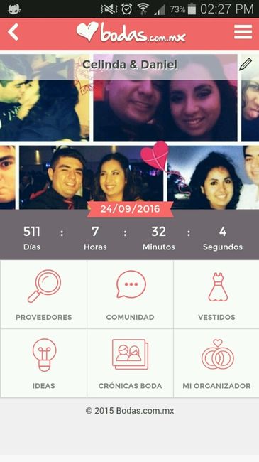 Mi contador de boda... cómo va el suyo brides & grooms?? - 1