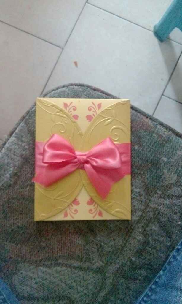 Llegaron mis invitaciones !! (fotos) - 1