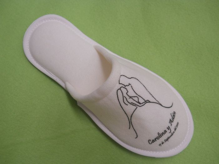 Pantuflas boda