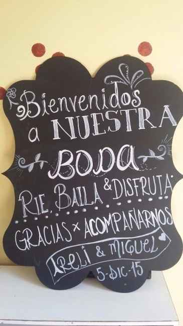 Letreros de bienvenida a recepción - 5