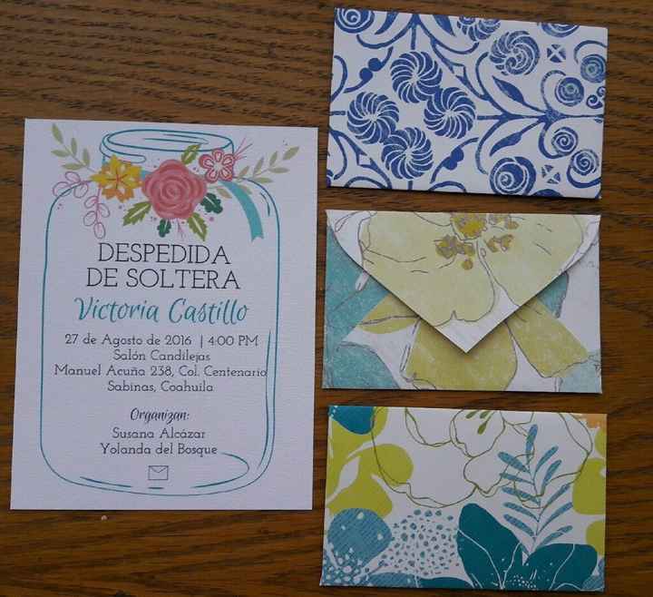 Invitaciones para despedida de soltera diy - 3