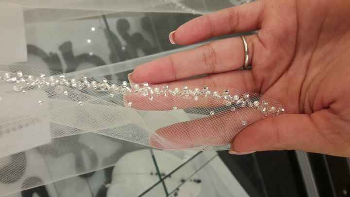 A 78 dias de la boda primer prueba de vestido y velo listo - 1