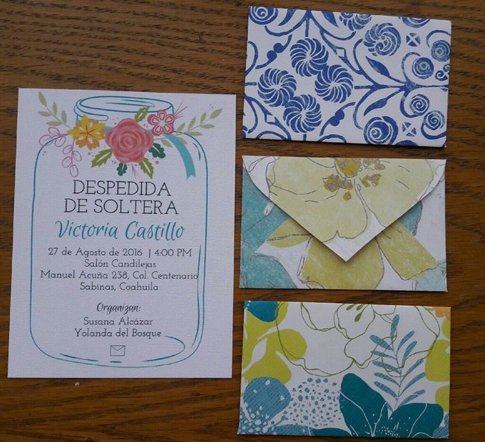 Invitaciones para despedida de soltera diy - 3