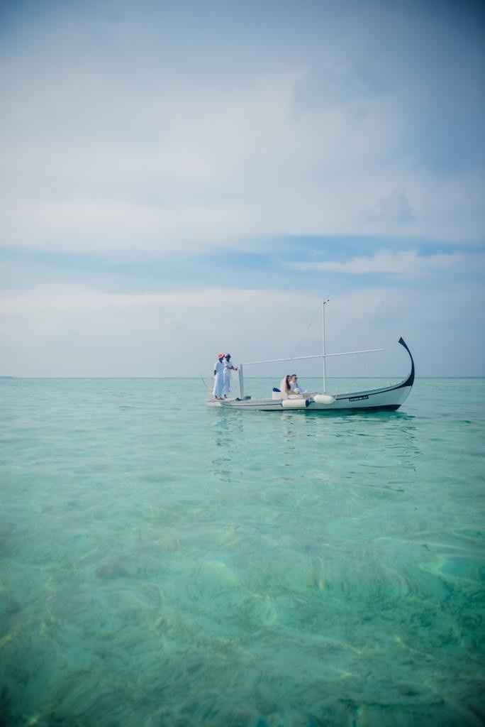 Camino al "overwater pavillion"