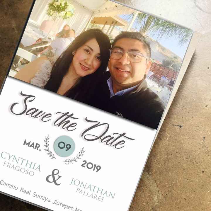 Save the Date casi decidida ... - 1