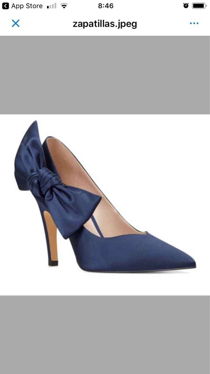 Hola!! Estoy muy tentada a seleccionar zapatos azules para el día de la boda, que opinan?? algo de e
