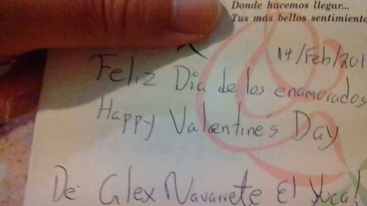 Presumiendo a nuestras parejas en San Valentin - 1