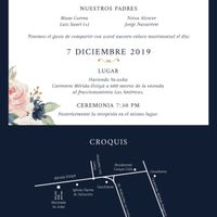 Invitaciones en azul - 1