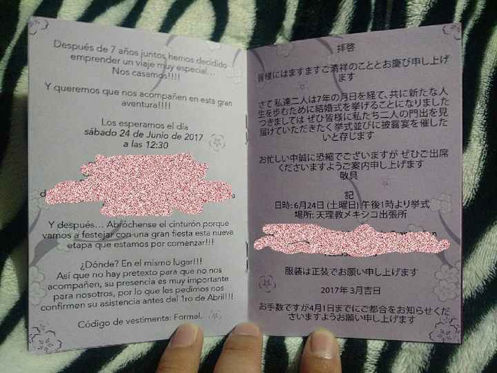 A 96 días, ya están mis invitaciones!! 😍 - 4