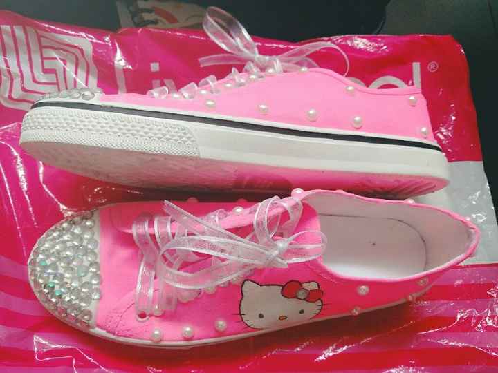 Mis tenis para la boda!!! ❤ - 2