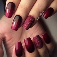 Combinacion de colores en dorado y vino - 3