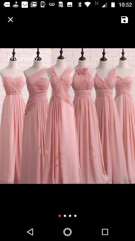 Vestido damas, zapatos novia e invitaciones. - 1