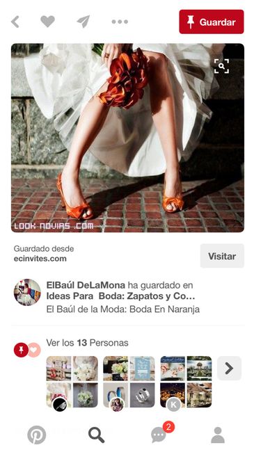 Combinaciones de colores en naranja y rosa fiucsa - 1