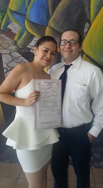Legalmente casados!!!!