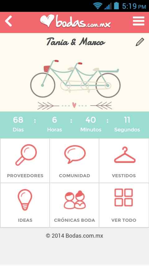 ¡¡¡ App en el cel de bodas.com.mx !!! - 1