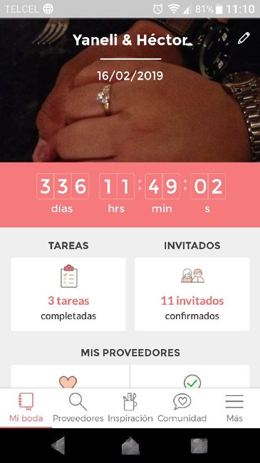 ¿Cuánto falta para que se casen? - 1