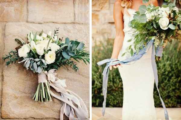 ramos de novia greenery.