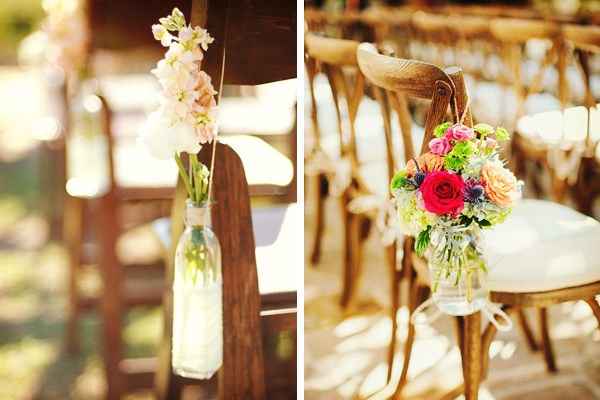 Ideas para decorar las sillas de la boda
