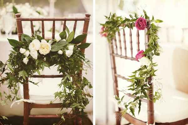 Ideas para decorar las sillas de la boda