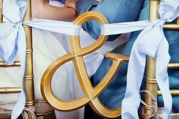 Ideas para decorar las sillas de la boda