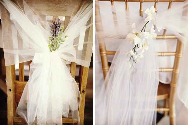 Ideas para decorar las sillas de la boda
