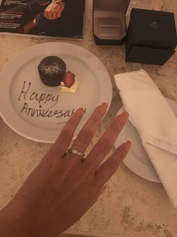 ¿cómo es su anillo de compromiso? - 1
