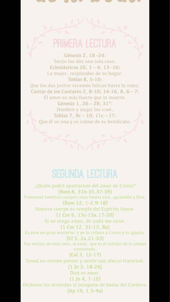 Lectura para la iglesia - 1