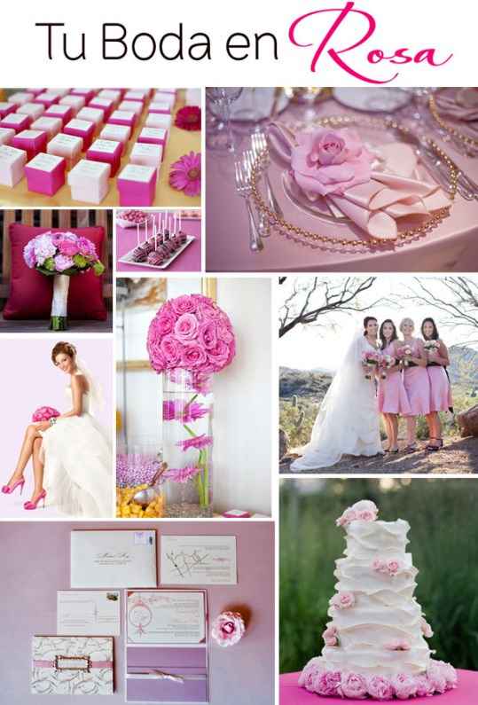 Boda en rosa