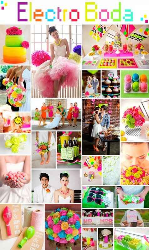 Boda en neon