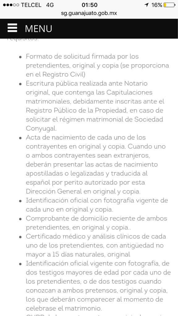 Documentos para registro civil guanajuato - 1