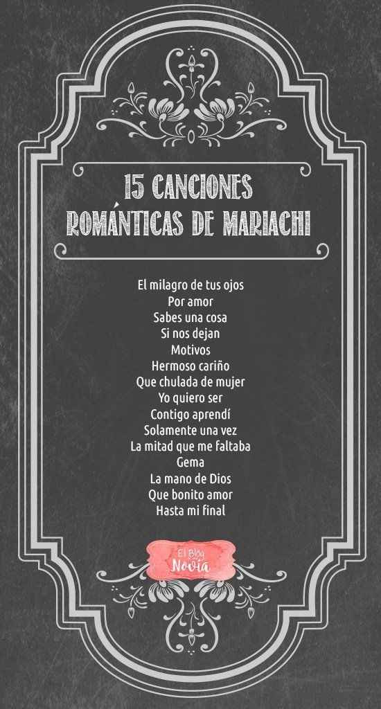 Canciones con mariachi