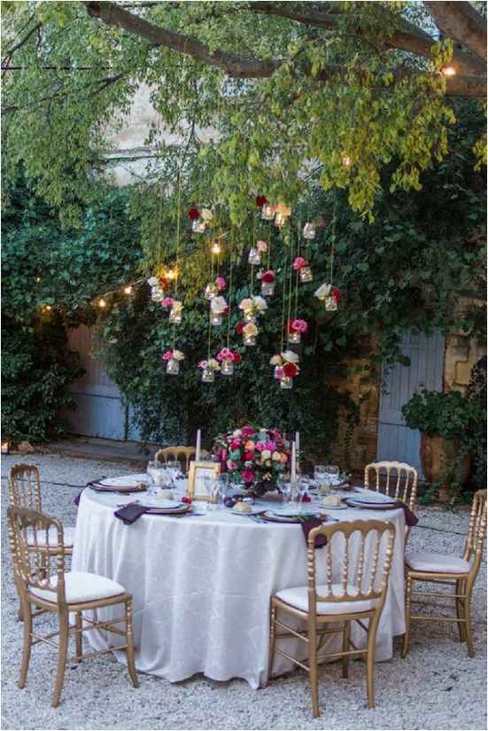 frascos y flores