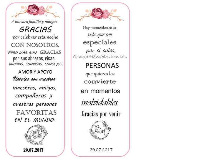 Tarjetas de agradecimiento...