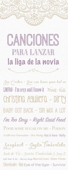 CANCIONES
