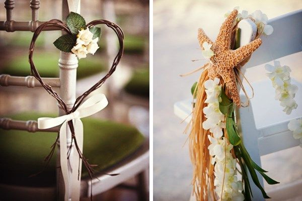Ideas para decorar las sillas de la boda