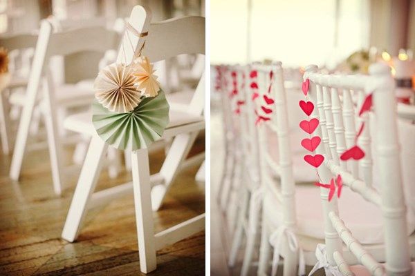 Ideas para decorar las sillas de la boda
