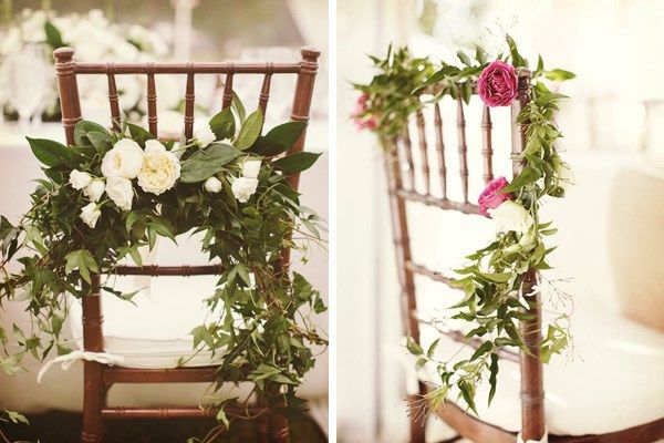 Ideas para decorar las sillas de la boda