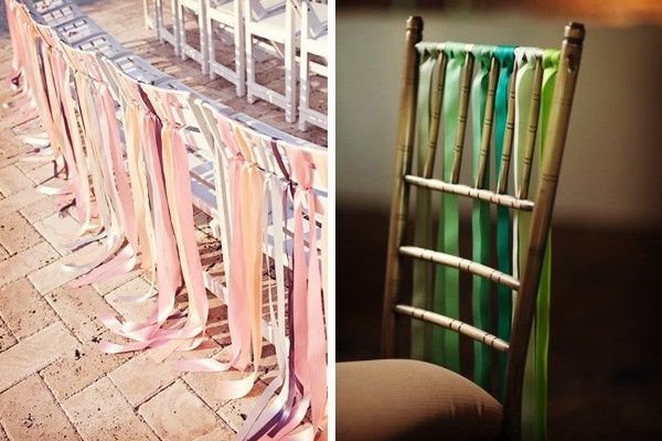Ideas para decorar las sillas de la boda