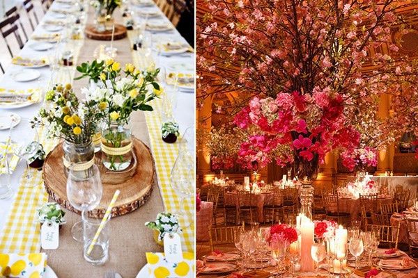 6) Finalmente para elegir los colores de la boda también tienen que tomar en cuenta el tema de la bo