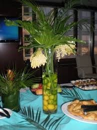 Centros de mesa con citricos