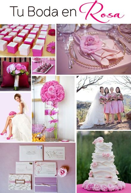 Boda en rosa