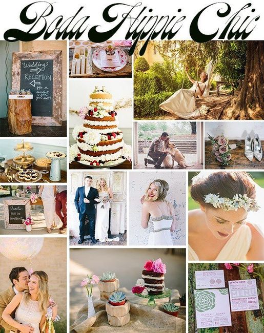 Boda hippie chic