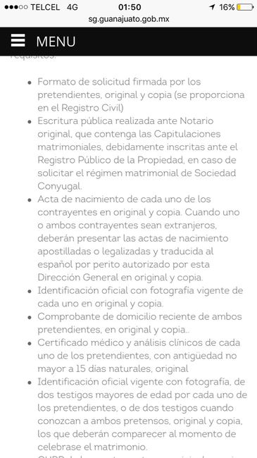 Documentos para registro civil guanajuato - 1