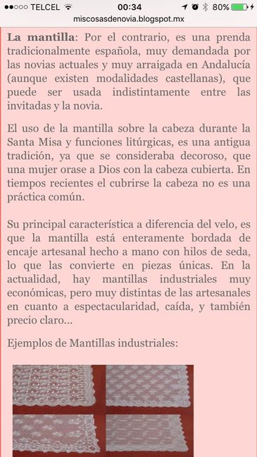 Velo o mantilla... - 1