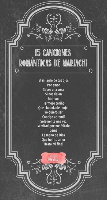 Canciones con mariachi